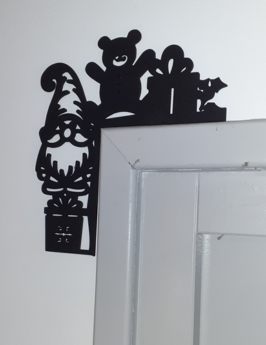 Décoration de porte - Noël